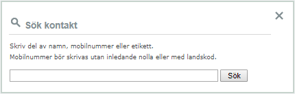 Label Search Contact